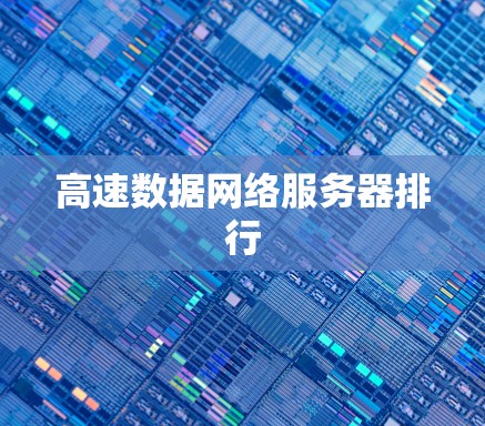 高速数据网络服务器排行