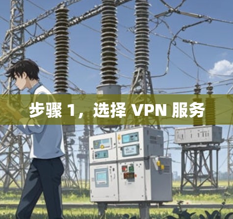 步骤 1,选择 VPN 服务 步骤 1,选择 VPN 服务