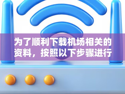 为了顺利下载机场相关的资料,按照以下步骤进行 为了顺利下载机场相关的资料,按照以下步骤进行